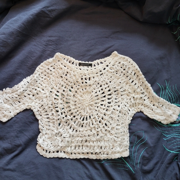 Silky open knit sweater - Picture 2 of 6
